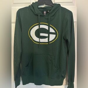 G-III Sports Green Bay Packers Women’s Pullover‎ Hoodie Sweatshirt, Med